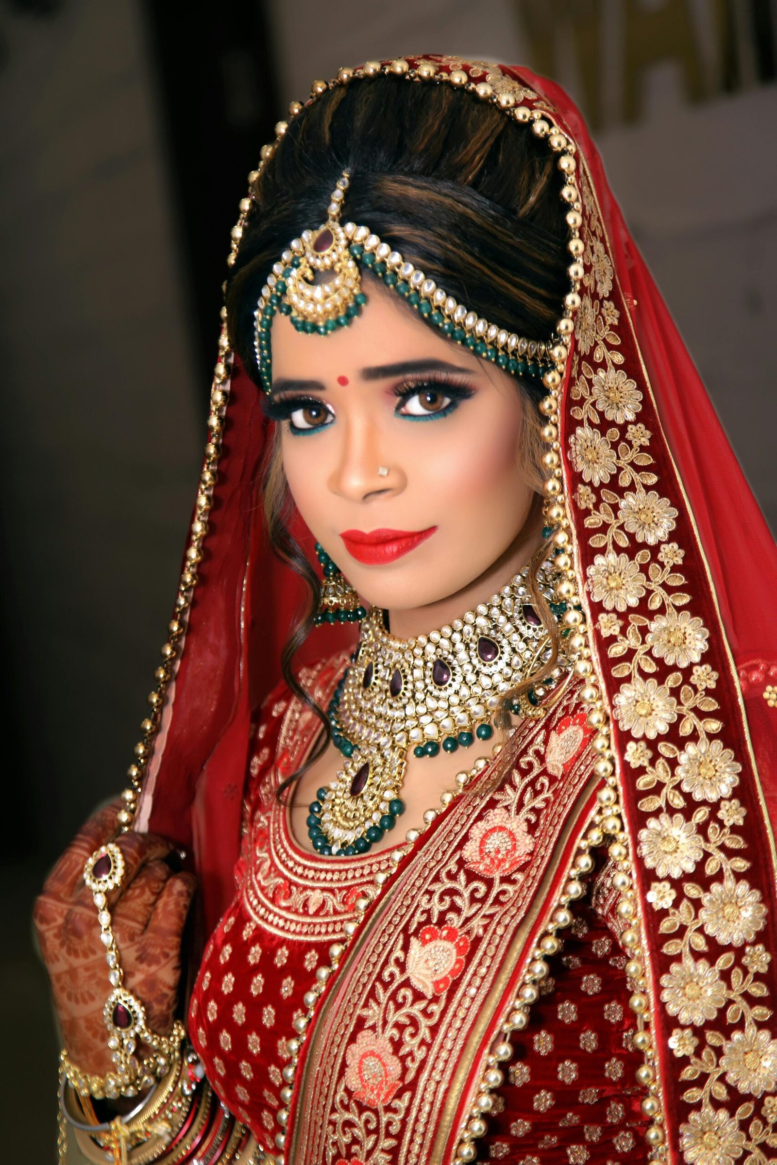 Portrait of beautiful bride